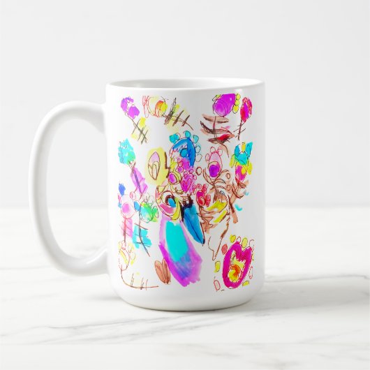 Mug Joie de paon gentil (Gauche)