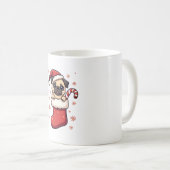 Mug Joie de Santa Pug (Devant droit)