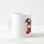Mug Joie de Santa Pug (Devant gauche)
