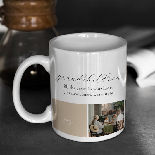 Mug Joie des petits-enfants | Collage de photos | Moch