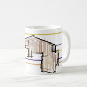 Mug Joie d'été de la baleine blanche (Devant droit)