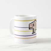Mug Joie d'été de la baleine blanche (Devant gauche)