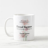 Mug Joie Éternelle Baptême JW avec Fleurs Roses (Gauche)