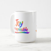 Mug JOIE INEXPRIMABLE -1 Pierre 1:8 (Devant gauche)