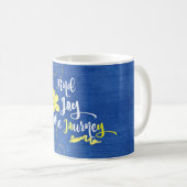 Mug Joie inspirante dans la citation de voyage (Devant droit)