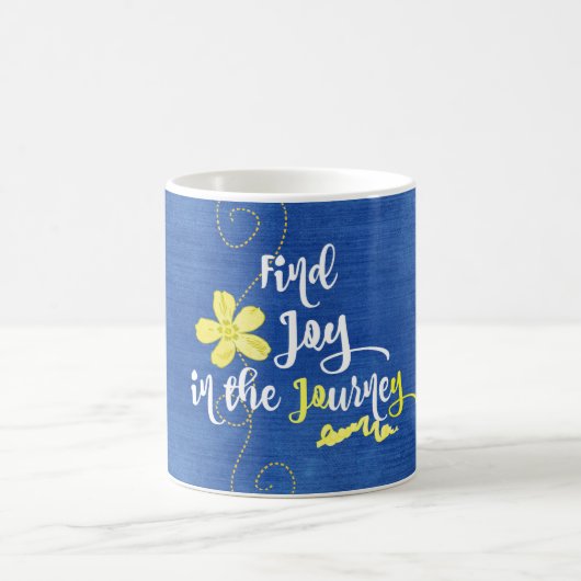 Mug Joie inspirante dans la citation de voyage (Centre)