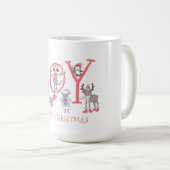 Mug Joie Joyeux Noël  Animaux d'hiver (Devant droit)
