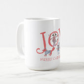 Mug Joie Joyeux Noël  Animaux d'hiver (Devant gauche)