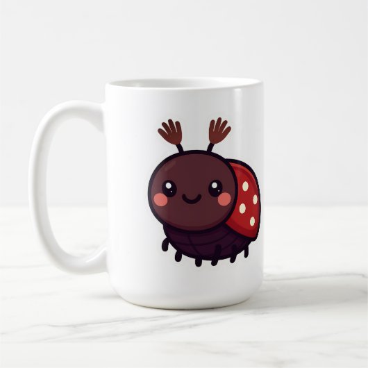 Mug Joie Mai Beetle - Charme de la forêt de Kawaii (Gauche)