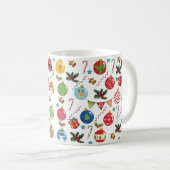 Mug Joie Noël, motif du bal de Noël (Devant droit)