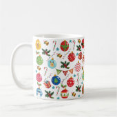 Mug Joie Noël, motif du bal de Noël (Gauche)