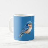 Mug Joie Oiseau Bleu (Devant gauche)