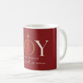 Mug JOIE POUR LE MONDE | Noël chrétien (Devant droit)