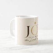 Mug JOIE POUR LE MONDE | Noël chrétien (Devant gauche)