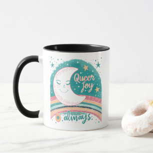 Mug Joie queer toujours LGBTQ Fierté Arc-en-ciel Lune