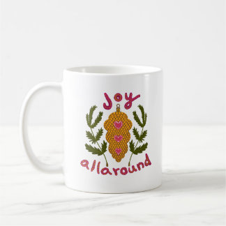 Mug Joie tout autour de l'ornement de Noël