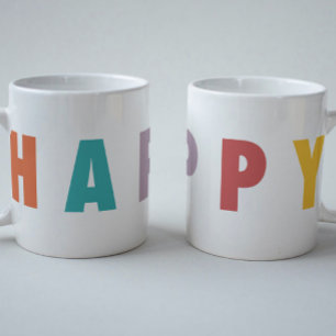 MUG JOIEUX AMOUR JOIE NOËL COLORÉ