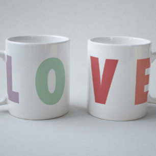 MUG JOIEUX AMOUR JOIE NOËL COLORÉ