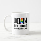Mug Joignez le combat contre le suicide gai (Gauche)