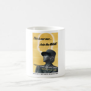 Mug Joignez le WAAC -- 2ÈME GUERRE MONDIALE