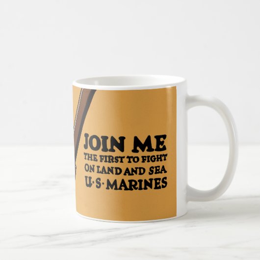 Mug Joignez-moi des marines des USA de ~ (Droite)