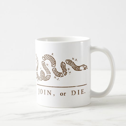 Mug Joignez ou mourez - libertaire (Droite)