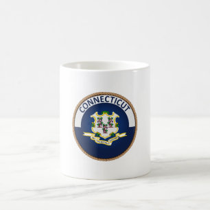 Mug Joint de drapeau d'état du Connecticut