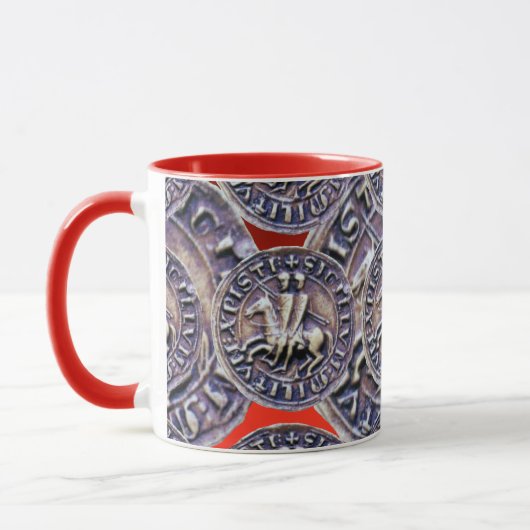 Mug JOINT du rouge des CHEVALIERS TEMPLAR (Gauche)