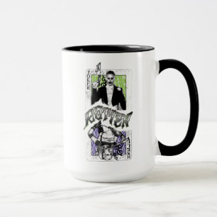 Mug Joker et Harley du peloton   de suicide putréfié
