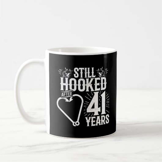 Mug Joli 41e Anniversaire de Mariage pour les Couples (Gauche)