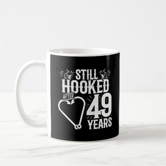 Mug Joli 49e Anniversaire de Mariage pour les couples  (Gauche)
