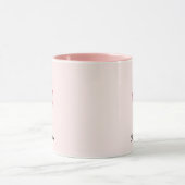 Mug Joli amour rose coeur floral (Centre)