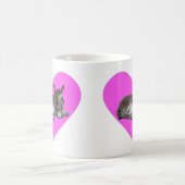 Mug Joli âne chocolat bébé poulain dormant (Centre)