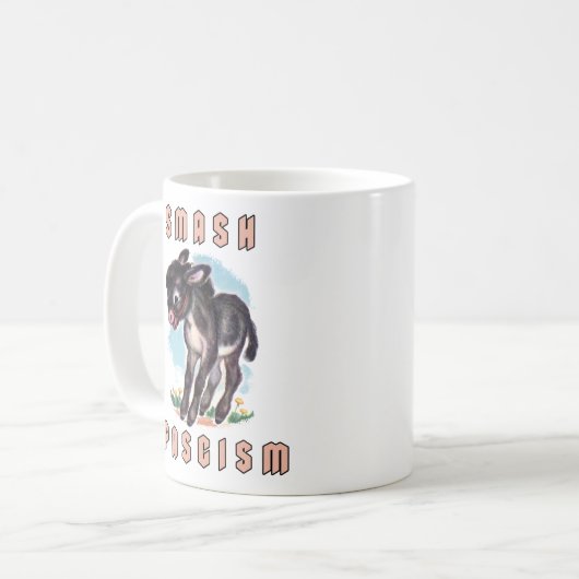Mug Joli âne rétro - Fascisme de mash (Devant gauche)
