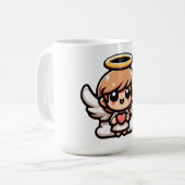 Mug Joli ange caricature (Devant gauche)