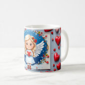 Mug Joli ange de la Saint-Valentin (Devant droit)