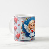 Mug Joli ange de la Saint-Valentin (Devant gauche)