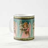Mug Joli Ange En Robe Rose (Devant gauche)