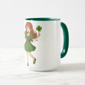 Mug Joli anime roux Saint Patrick (Devant droit)