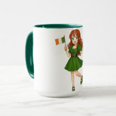 Mug Joli anime roux Saint Patrick (Devant gauche)