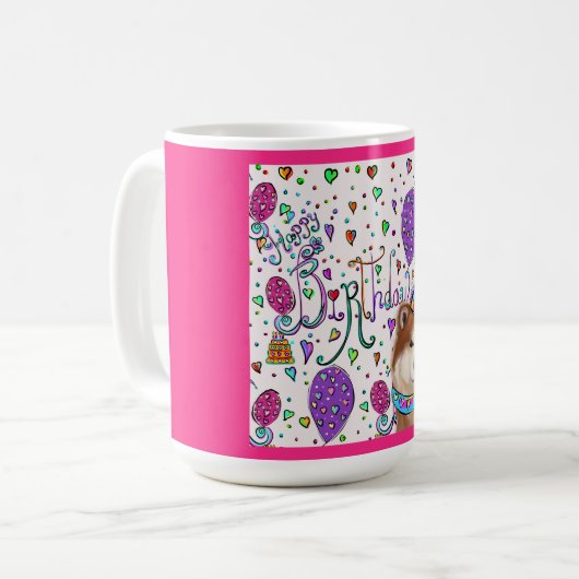 MUG JOLI ANNIVERSAIRE (Devant gauche)