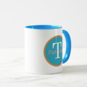 Mug Joli anniversaire ajouter monogramme (Devant droit)
