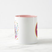 Mug Joli Anniversaire ajouter nom chat (Centre)
