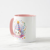 Mug Joli Anniversaire ajouter nom chat (Devant gauche)