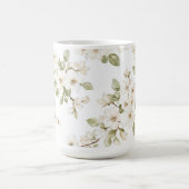 Mug Joli arbre à fleurs crème (Centre)
