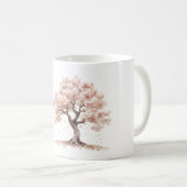 Mug Joli Arbre Rose (Devant droit)