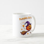 Mug Joli balai citrouille halloween (Devant droit)