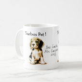 Mug Joli Beagle chouchou de l'enseignant personnaliser (Devant gauche)