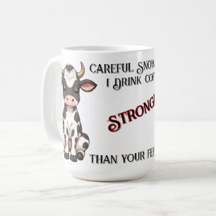 Mug Joli bébé vache de dessin animé avec des taches no