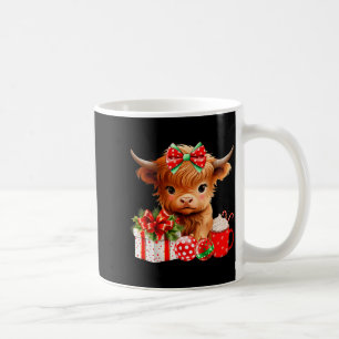 Mug Joli bébé vache des Highlands Joyeux Noël vache de